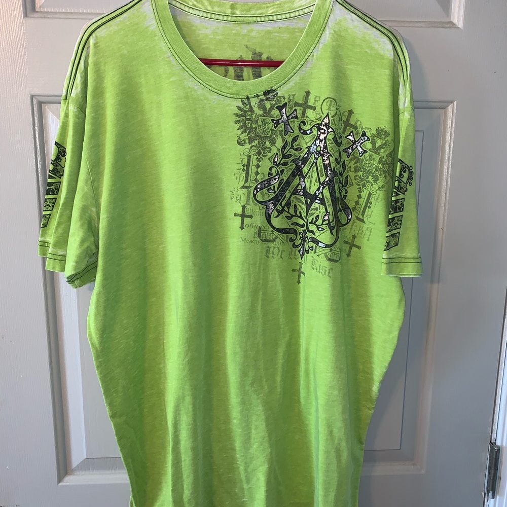 Archaic Affliction Neon Green Graphic Tee - Picture 3 of 5